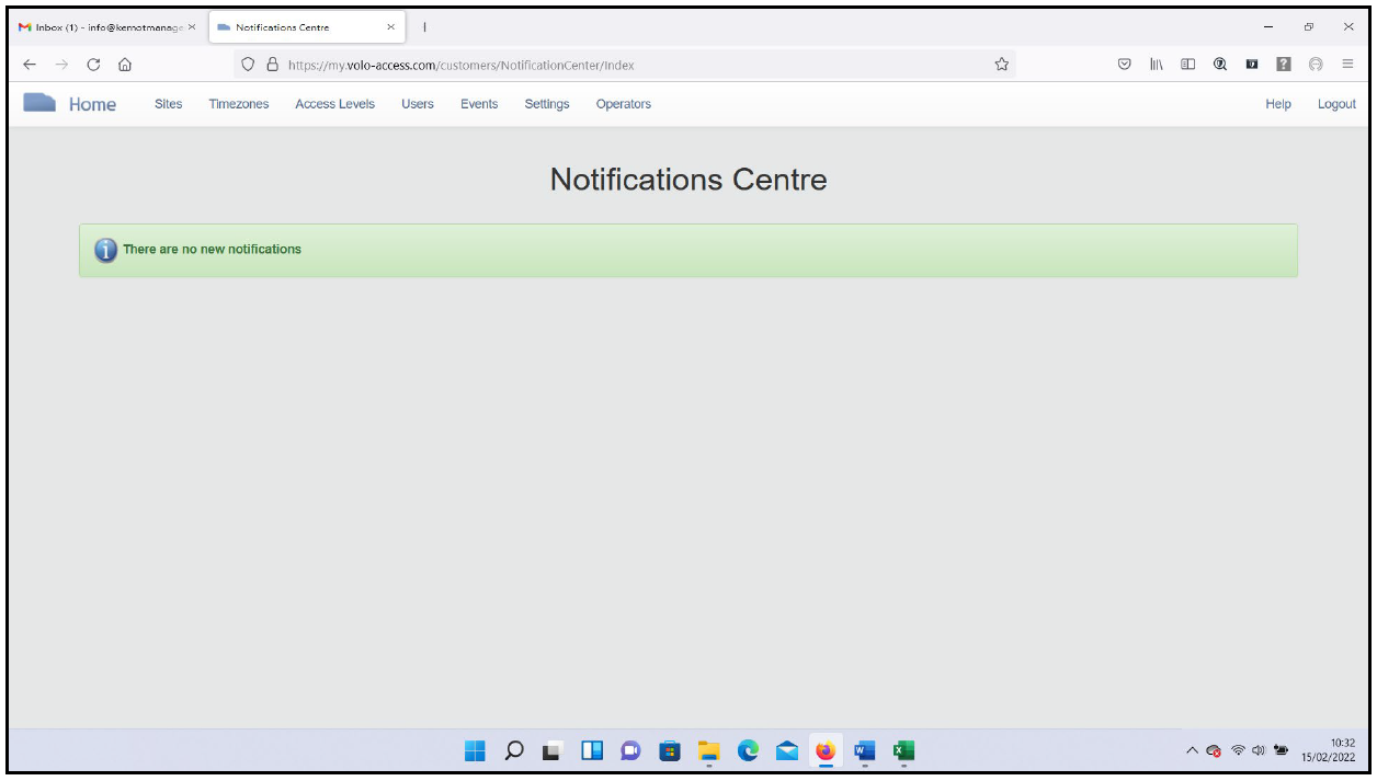 Notifications - All Clear